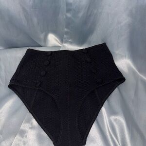 Lisa Marie Fernandez Black High-Waisted bikini